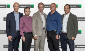 The TGOOD Global Executive Board: Arne Schulz, Sean Liu, Helmut Rebstock, Kobus Coetzer and Chris Ball