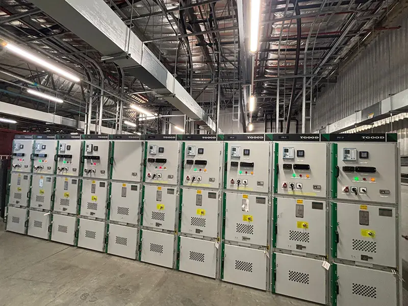 Air insulated switchgear for Andre's Electrical in TGOOD South Africa's workshop