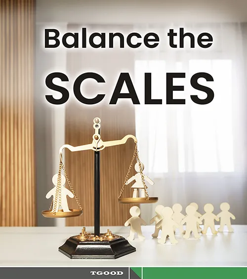 Balance the scales for international womens day 2025