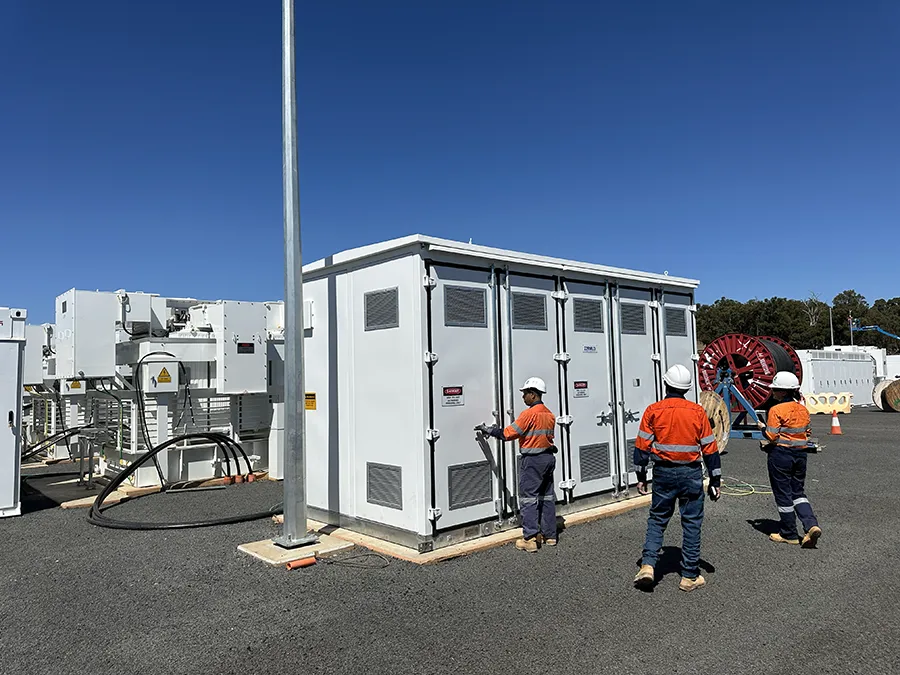 Collie BESS substation kiosks