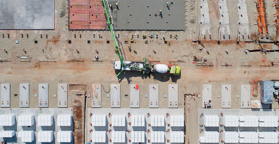 Collie BESS site overhead view