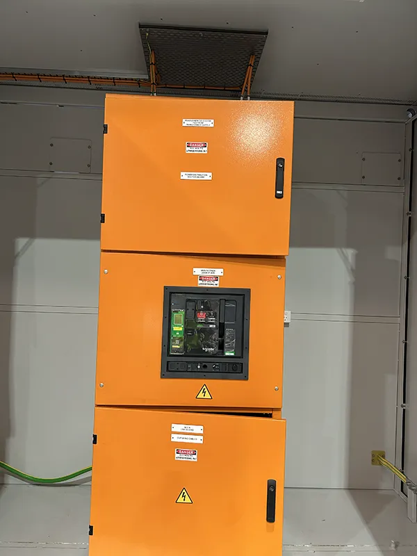 LV cabinet in tx kiosk
